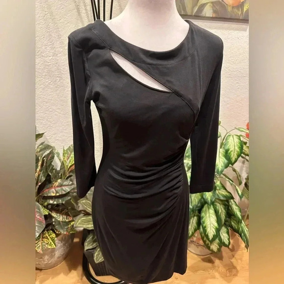 Hilton Hollis cut out Bodycon pull on dress size S - Picture 3 of 13